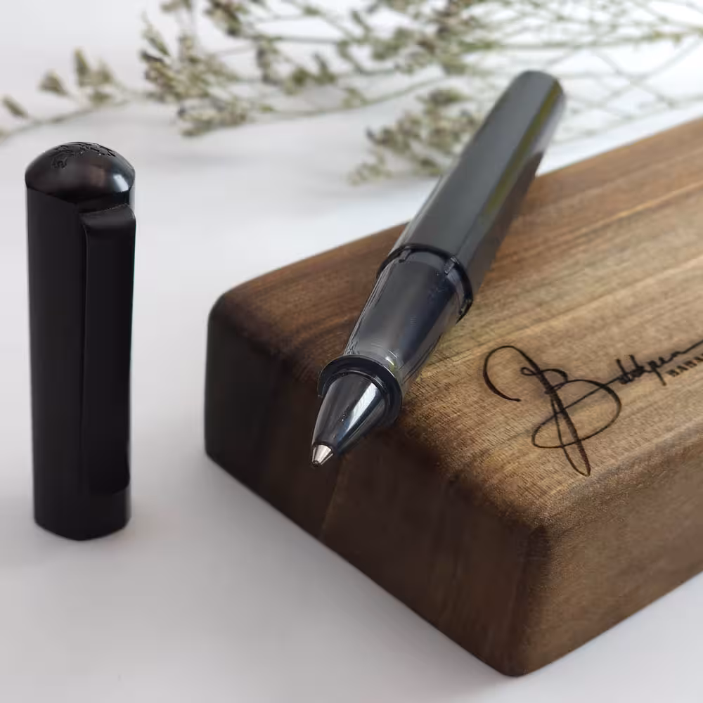 فابرکاستل روان نویس هگزو مشکی 140505 FABER-CASTELL Hexo Rollerpen Black