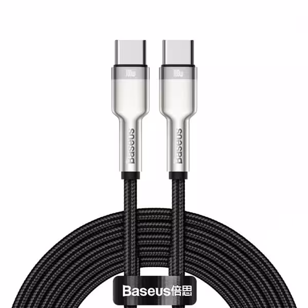 کابل تبدیل USB-C به USB-C باسئوس مدل CATJK-D01 طول 2 متر