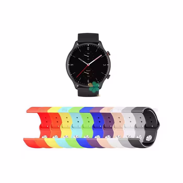 بند سیلیکونی ساعت شیائومی Xiaomi Amazfit GTR 2 مدل دکمه ای