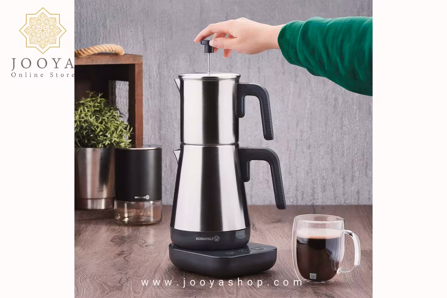 چای ساز اتوماتیک برقی 1600 وات مدرنا کرکماز