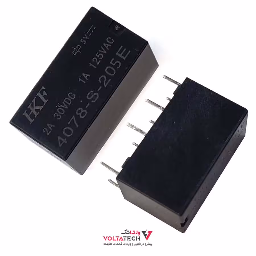 رله مخابراتی 2 کانتاکت N4078-2C-5V برند NHG