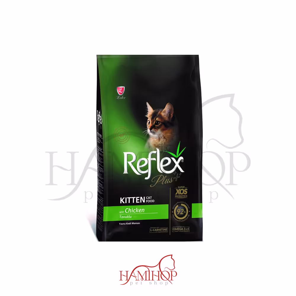 غذای خشک بچه گربه کیتن رفلکس پلاس با طعم مرغ 1/5 کیلوگرم Reflex Kitten