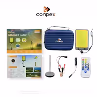 چراغ کمپینگ کانپکس 1200 وات مدل TM-38 COB با پایه آهن ربایی