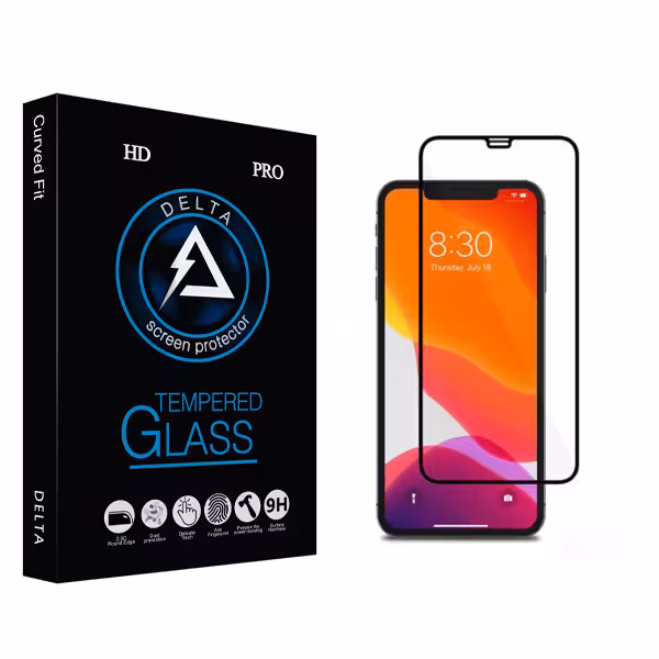 محافظ صفحه نمایش سرامیکی دلتا مدل Fit مناسب برای گوشی موبایل اپل iPhone 11