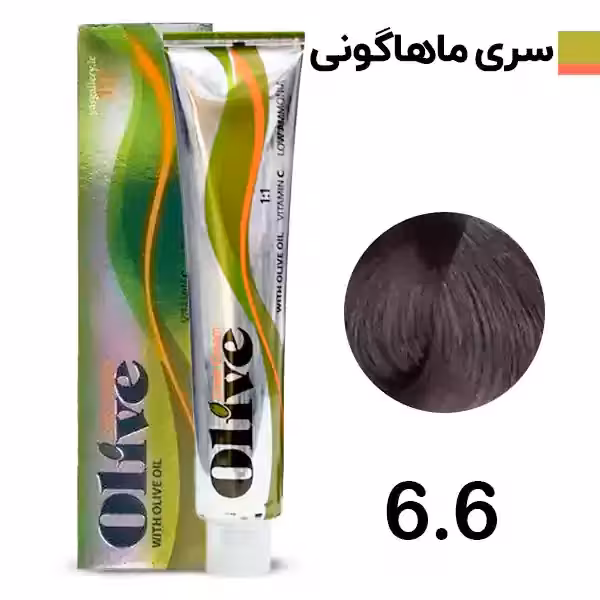 رنگ مو الیو ماهاگونی olive شماره 6.6