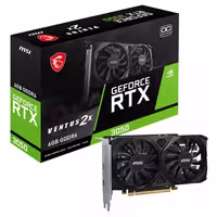 کارت گرافیک ام اس آی مدل GeForce RTX 3050 6GB VENTUS OC با حافظه 6 گیگابایت GDDR6