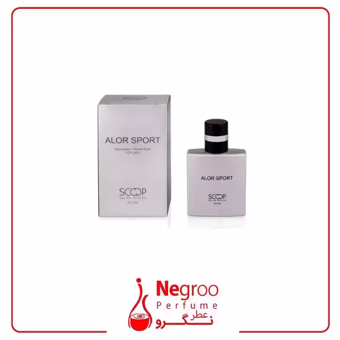عطر جیبی مردانه اسکوپ مدل Alor Sport حجم 25 میلی لیتر