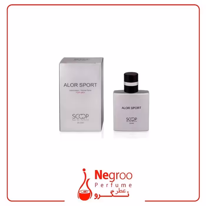 عطر جیبی مردانه اسکوپ مدل Alor Sport حجم 25 میلی لیتر