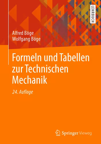 خرید و دانلود نسخه کامل کتاب Formeln und Tabellen zur Technischen Mechanik
