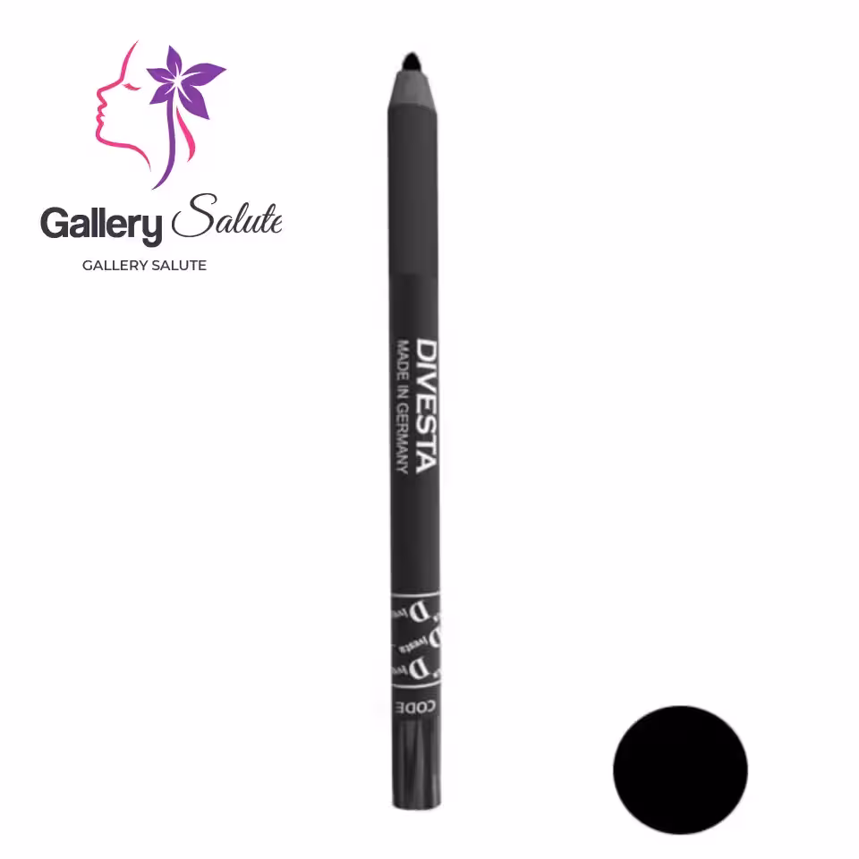 مداد چشم مشکی دیوستا / Divesta Black Eyeliner Pencil
