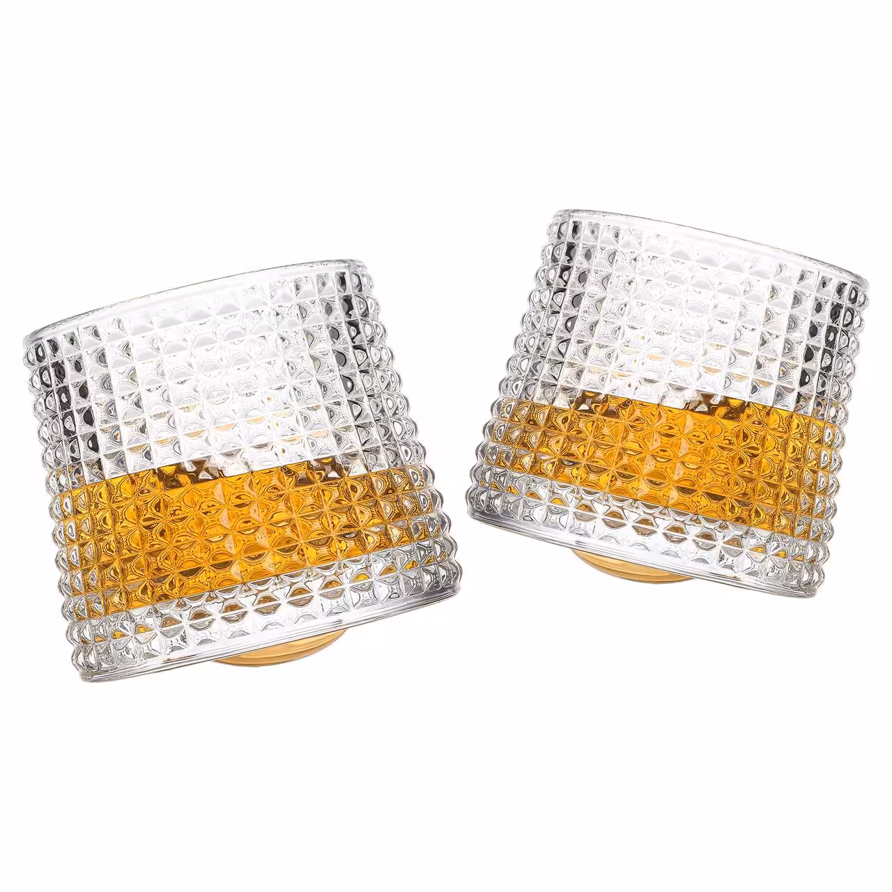 لیوان چرخشی طرح مربعی