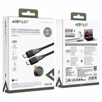 کابل Type-C به Type-C ایس فست ACEFAST C10-03 طول 1.2 متر توان 60 وات