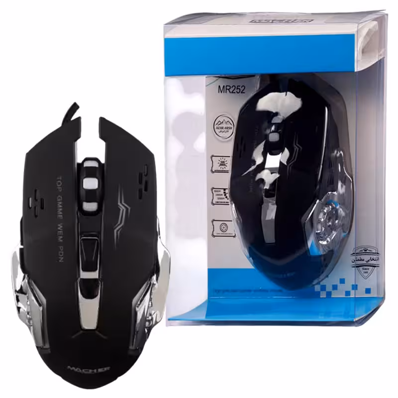 موس سیمدار گیمینگ 6 کلید Macher MR252