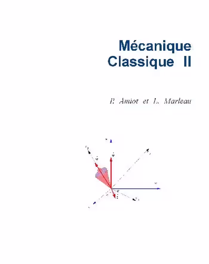 خرید و دانلود نسخه کامل کتاب Mecanique classique II