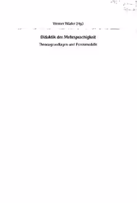 خرید و دانلود نسخه کامل کتاب Didaktik der Mehrsprachigkeit. Theoriegrundlagen und Praxismodelle