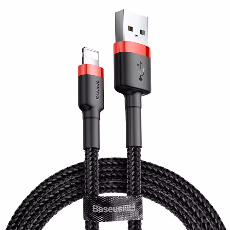 کابل تبدیل USB به لایتنینگ باسئوس مدل CG1 CAFULE طول 2 متر