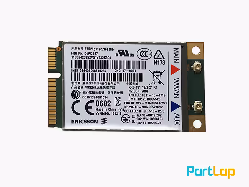 ماژول WWAN سیم کارت لپ تاپ لنوو مدل 04W3767