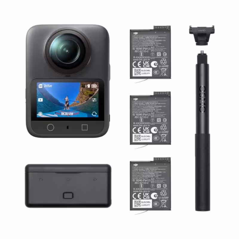 دوربین اکشن 360 پک ادونچر کمبو DJI Osmo 360 Action Camera Adventure Combo