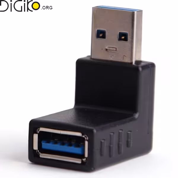 تبدیل نری به مادگی USB3 با زاویه 90 درجه