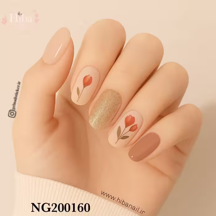 استیکر ژله ای کاشت ناخن (نیل رپ)_کد NG200160