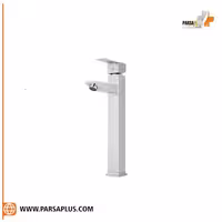 شیر روشویی پایه بلند دوان مدل زنوز کروم