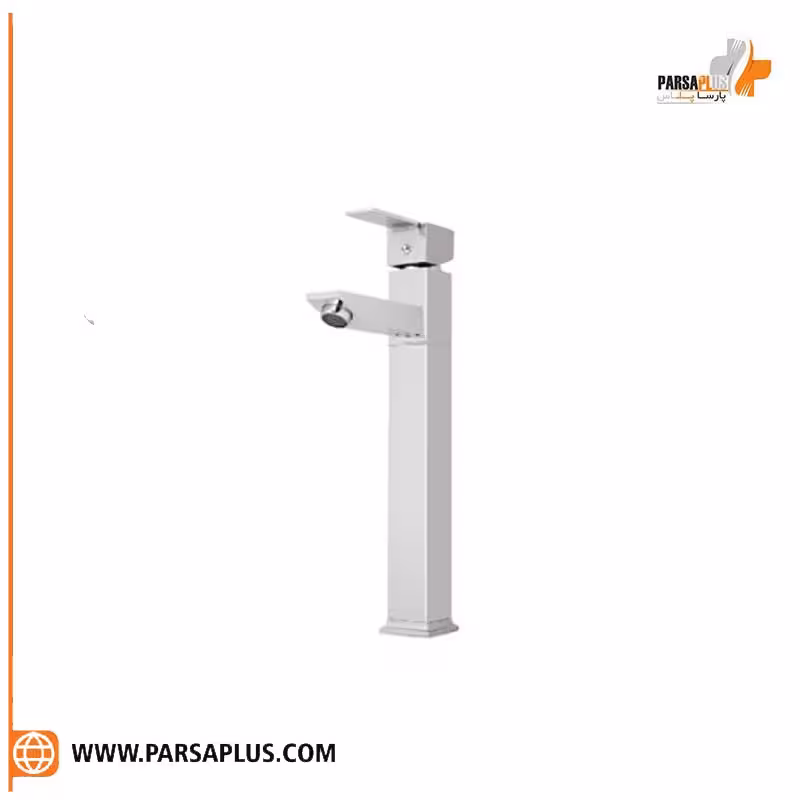 شیر روشویی پایه بلند دوان مدل زنوز کروم
