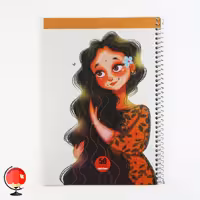 دفتر مشق 50 برگ سیمی طرح گیسو آپادانا