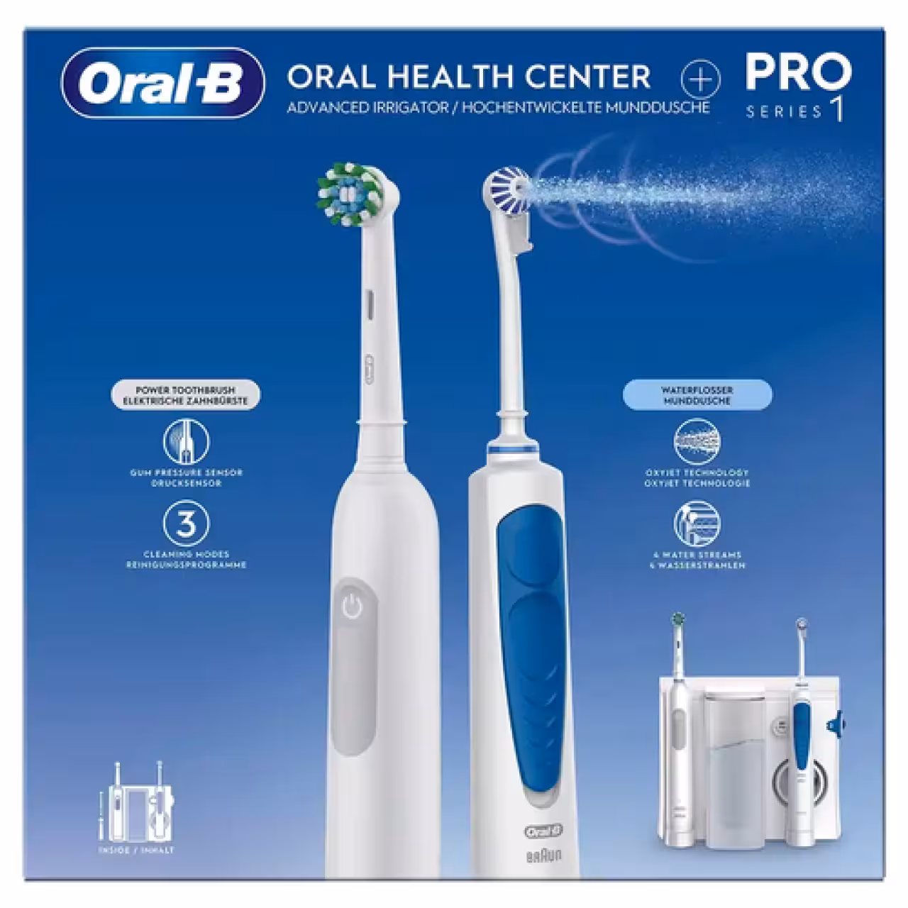 مسواک برقی و اوکسی جت اورال بی مدل Pro Series 1