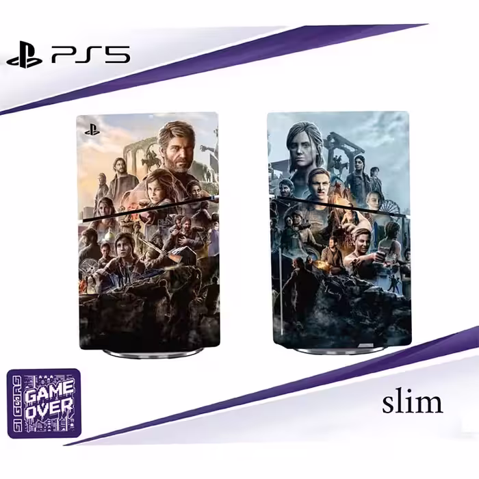 برچسب کنسول PS5 SLIM (GO) طرح LAST OF US 6