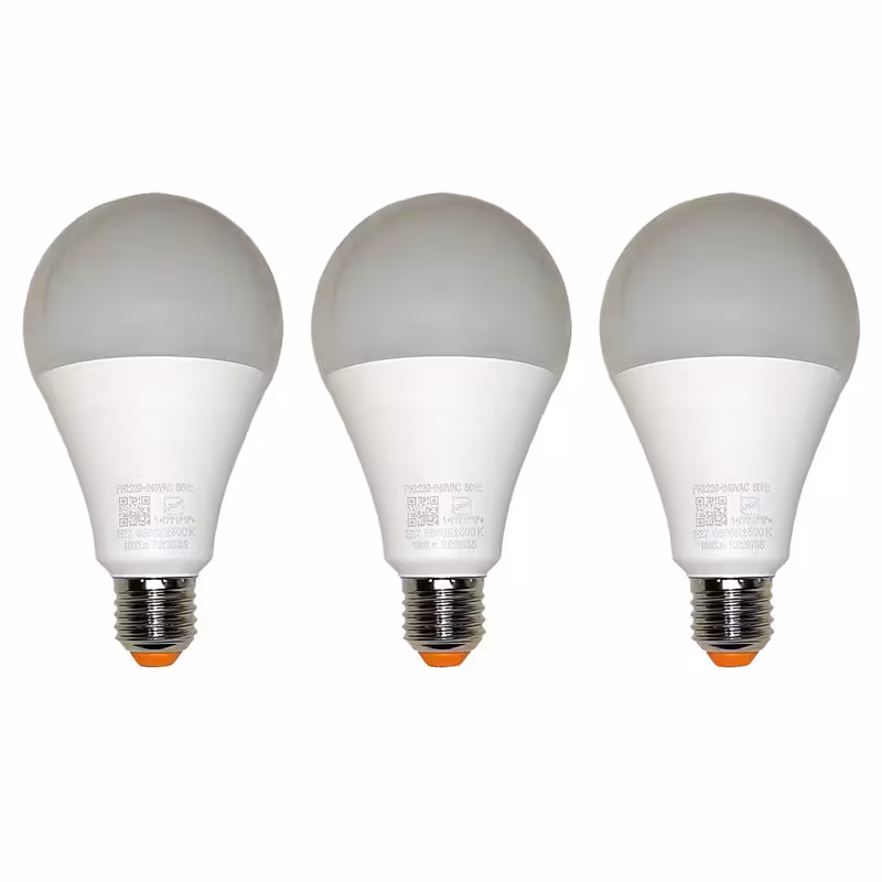 لامپ 15 وات آفتابی نمانور مدل LED پایه E27 بسته 3 عددی