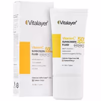 فلوئید ضد آفتاب ویتامین سی فاقد چربی ویتالیر SPF 50