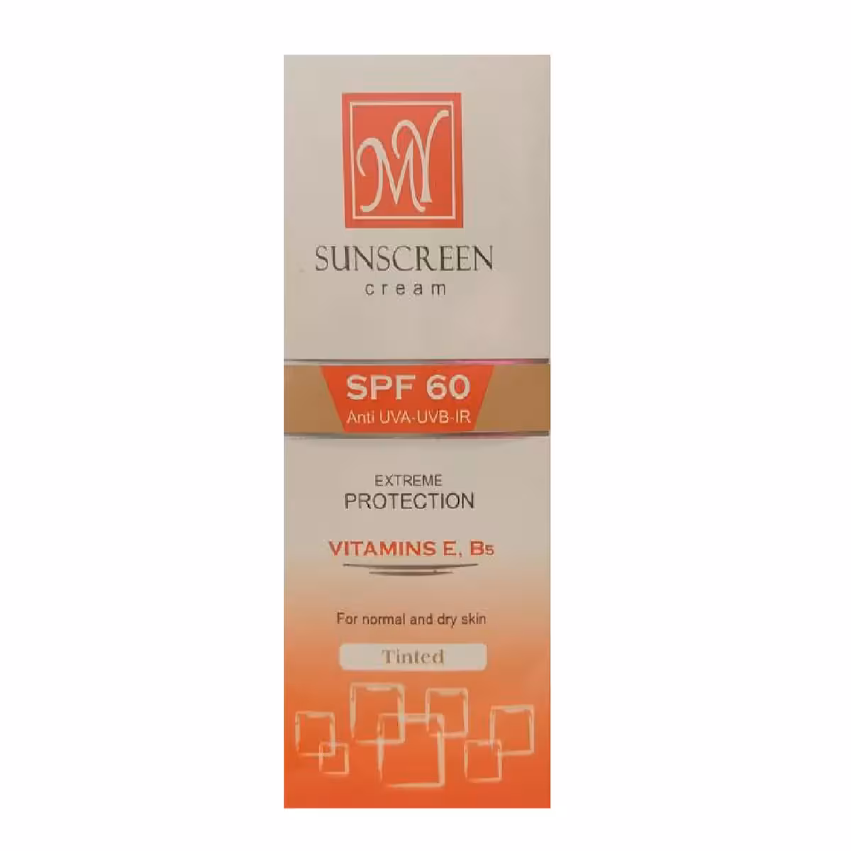 کرم ضد آفتاب رنگی SPF60 مناسب پوست نرمال و خشک مای