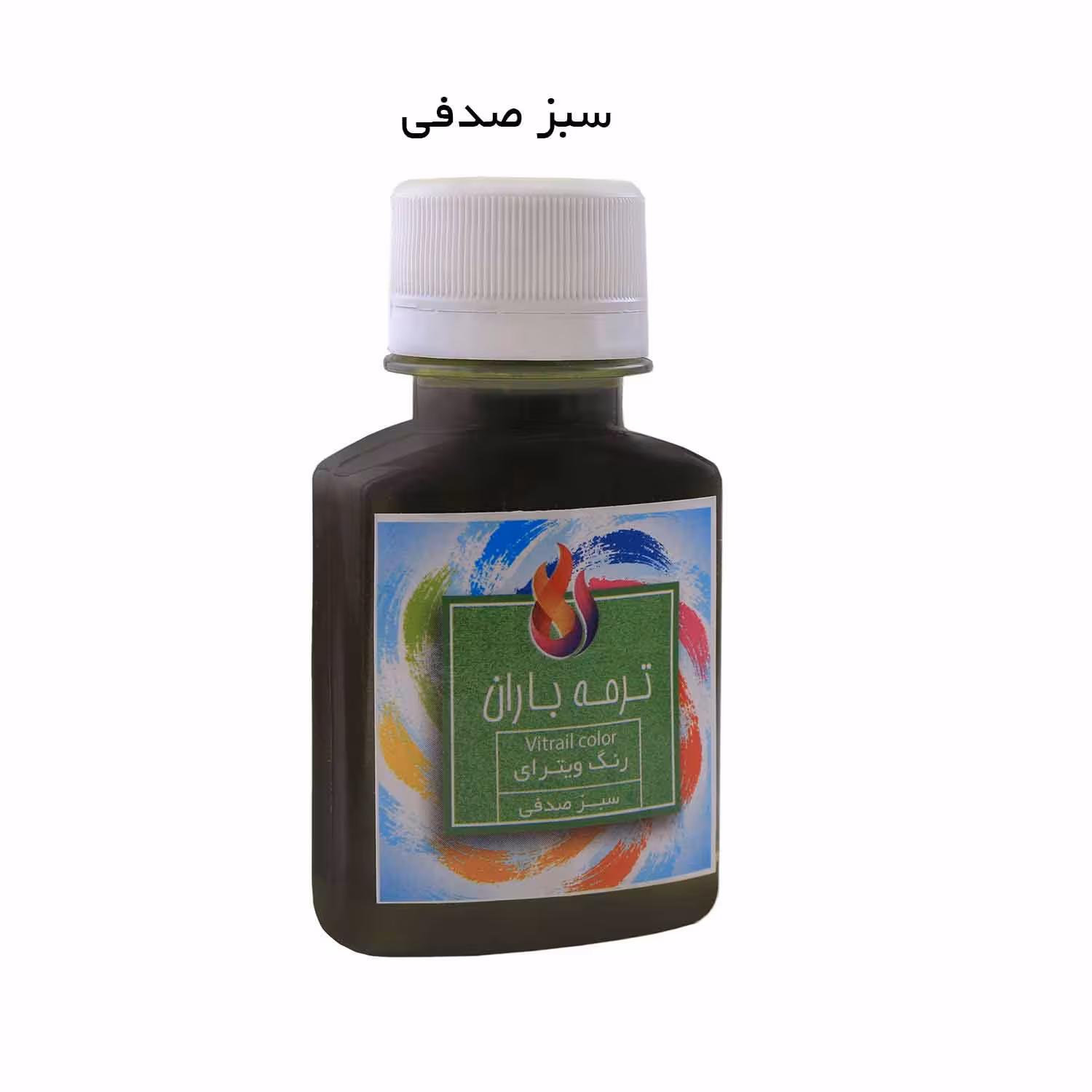 رنگ ویترای 60 میل ترمه باران سبز صدفی