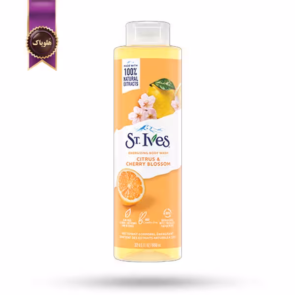 شامپو بدن سنت ایوز St.Ives مدل مرکبات و شکوفه گیلاس citrus & cherry blossom حجم 650 میلی لیتر   (اورجینال)