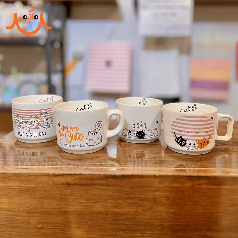 ماگ داخل عروسکی گربه