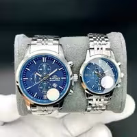 ست ساعت مچی الگانس زنانه و مردانه استیل ELEGANCE