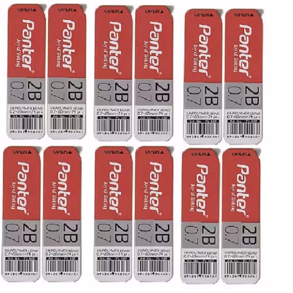 نوک مداد نوکی 0.7 میلی متری پنتر مدل پلیمری بسته 12 عددی | چاوه