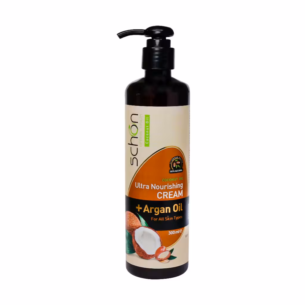 کرم مرطوب کننده نارگیل و آرگان شون