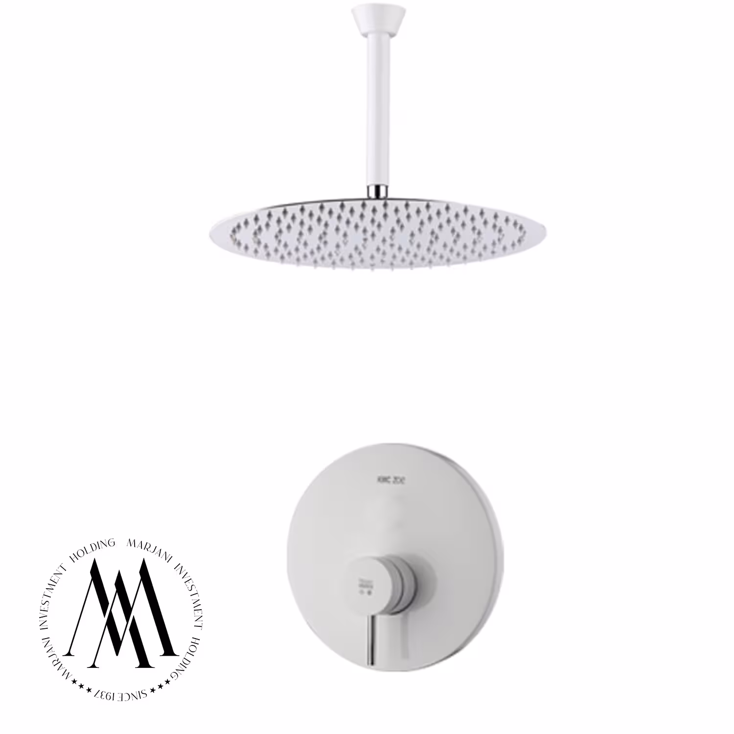 شیر حمام توکار kwc مدل زو تیپ 1 (سفید)