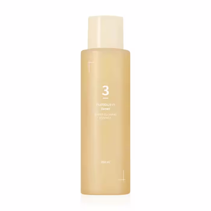 تونر اسنس شفاف و روشن کننده شماره 3 نامبوزین NUMBUZIN No. 3 Super Glowing Essence Toner
