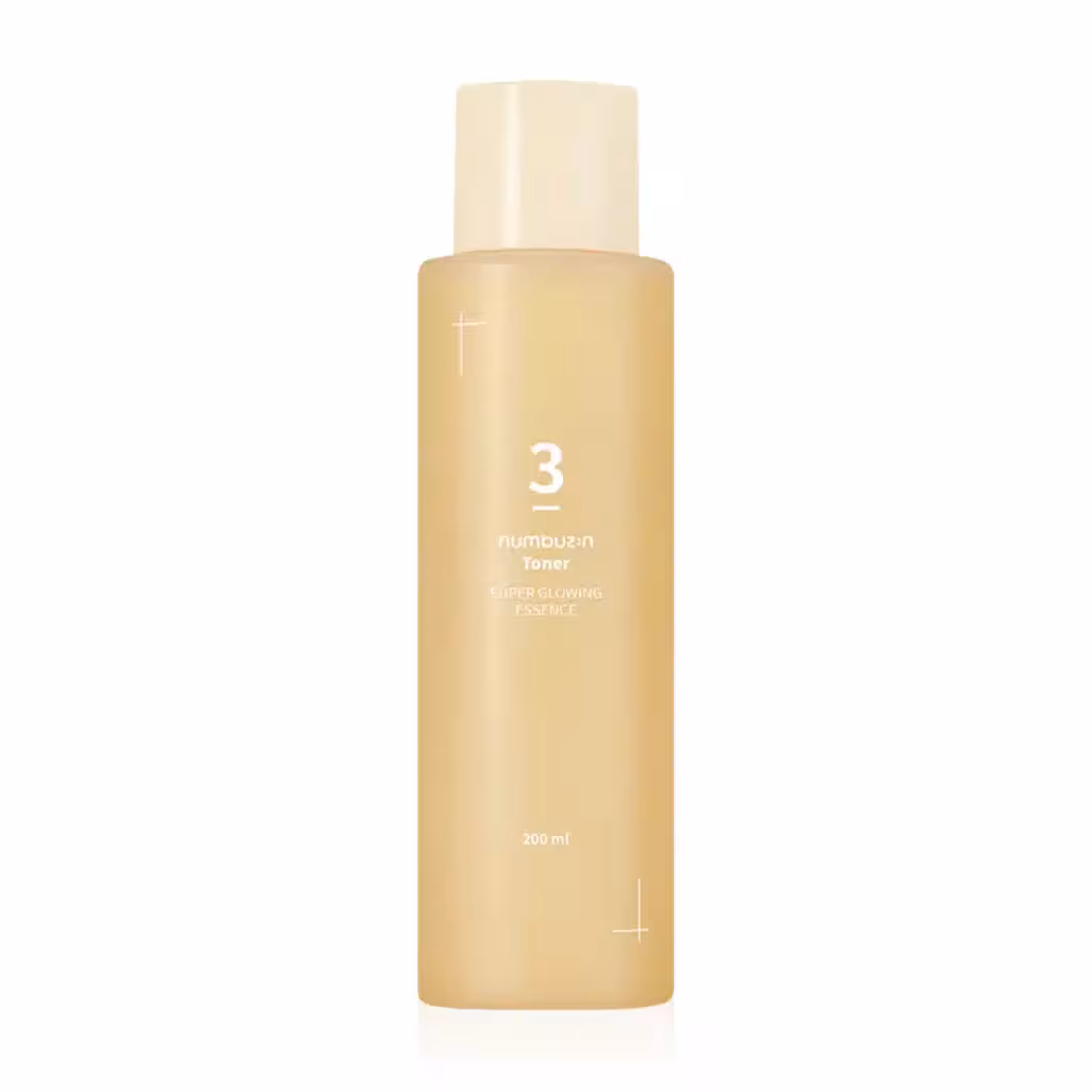 تونر اسنس شفاف و روشن کننده شماره 3 نامبوزین NUMBUZIN No. 3 Super Glowing Essence Toner