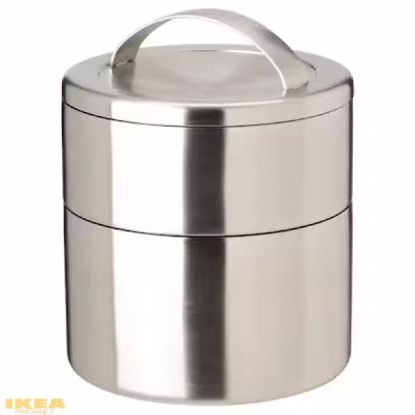 ظرف غذا 2 طبقه فولاد ضد زنگ مدل FÖRSKAFFA | برند ایکیا | ارسال 15 الی 20 روز کاری