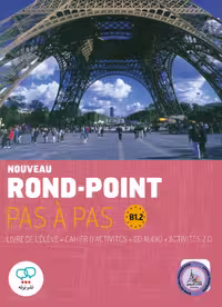 کتاب فرانسوی روند پوینت جدید Nouveau Rond Point PAS A PAS B1.2