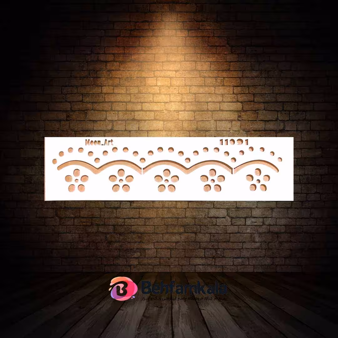 شابلون استنسیل ابعاد 8*30 کد 11091