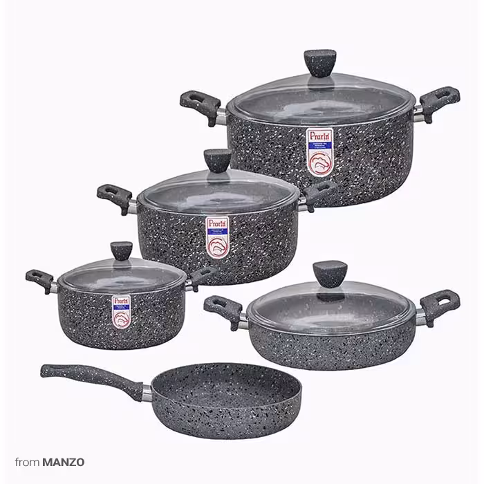 سرویس قابلمه 9 پارچه پرارین کد 2606