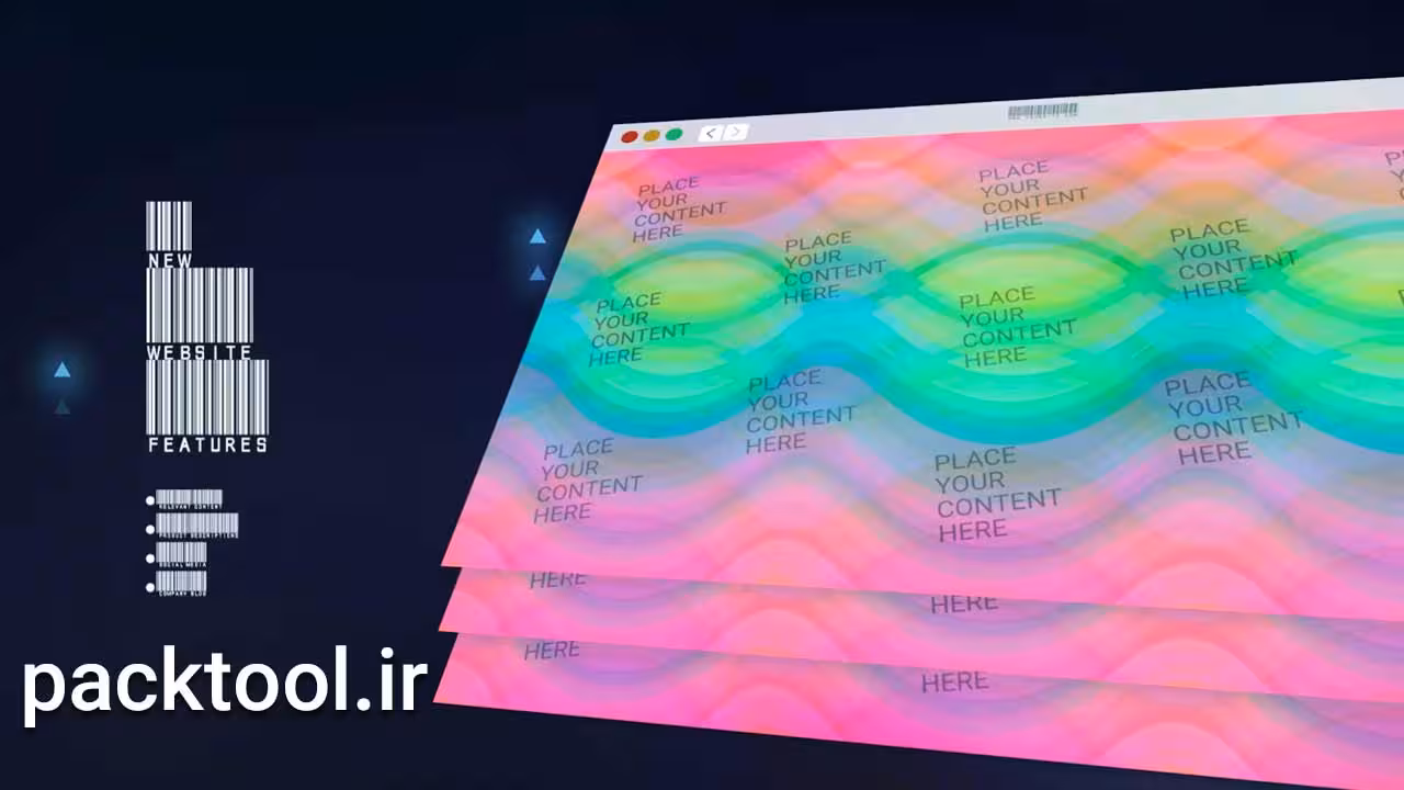 دانلود پروژه آماده پریمیر تیزر تبليغاتی معرفی وب سايت Atmospheric Website Promo - پک تول