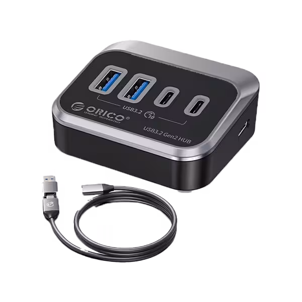 هاب 4 پورت USB3.2 اوریکو مدل ORICO-M32A2C-G2-05-BK-BP