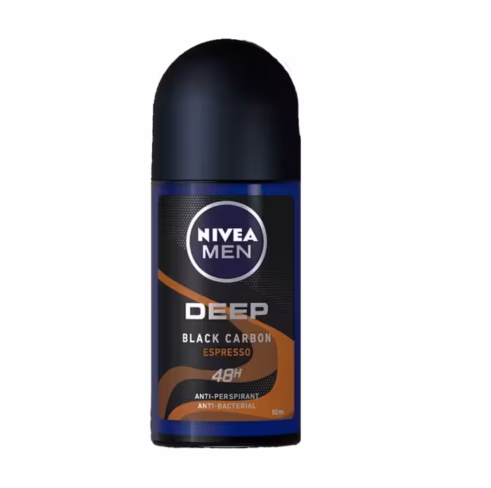 مام رول ضد تعریق مردانه نیوآ مدل 50ml Deep Black Carbon Espresso