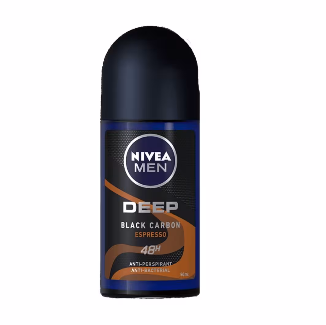 مام رول ضد تعریق مردانه نیوآ مدل 50ml Deep Black Carbon Espresso