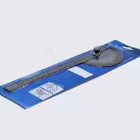 خط کش نقاله استیل (protractor)